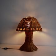 Rattan table lamp
