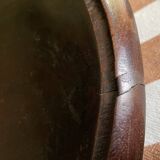 Hollow carved wooden dish