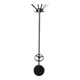 Industrial design coat rack in brushed aluminium - Circa 1990