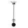 Industrial design coat rack in brushed aluminium - Circa 1990