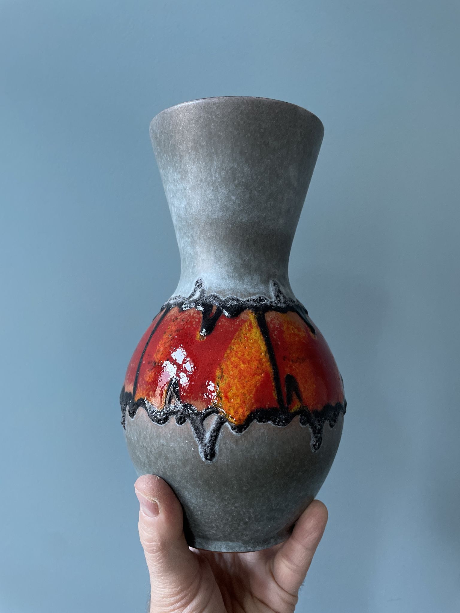 Vase en céramique Fat-Lava Carstens-Tonnieshof, Allemagne