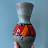 Fat-Lava Carstens-Tonnieshof ceramic vase, Germany