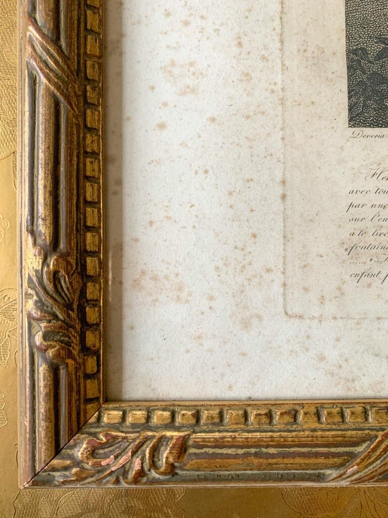 Alexandre Joseph Desenne, Les 1er amours d'Henri IV, engraving, XIXth century