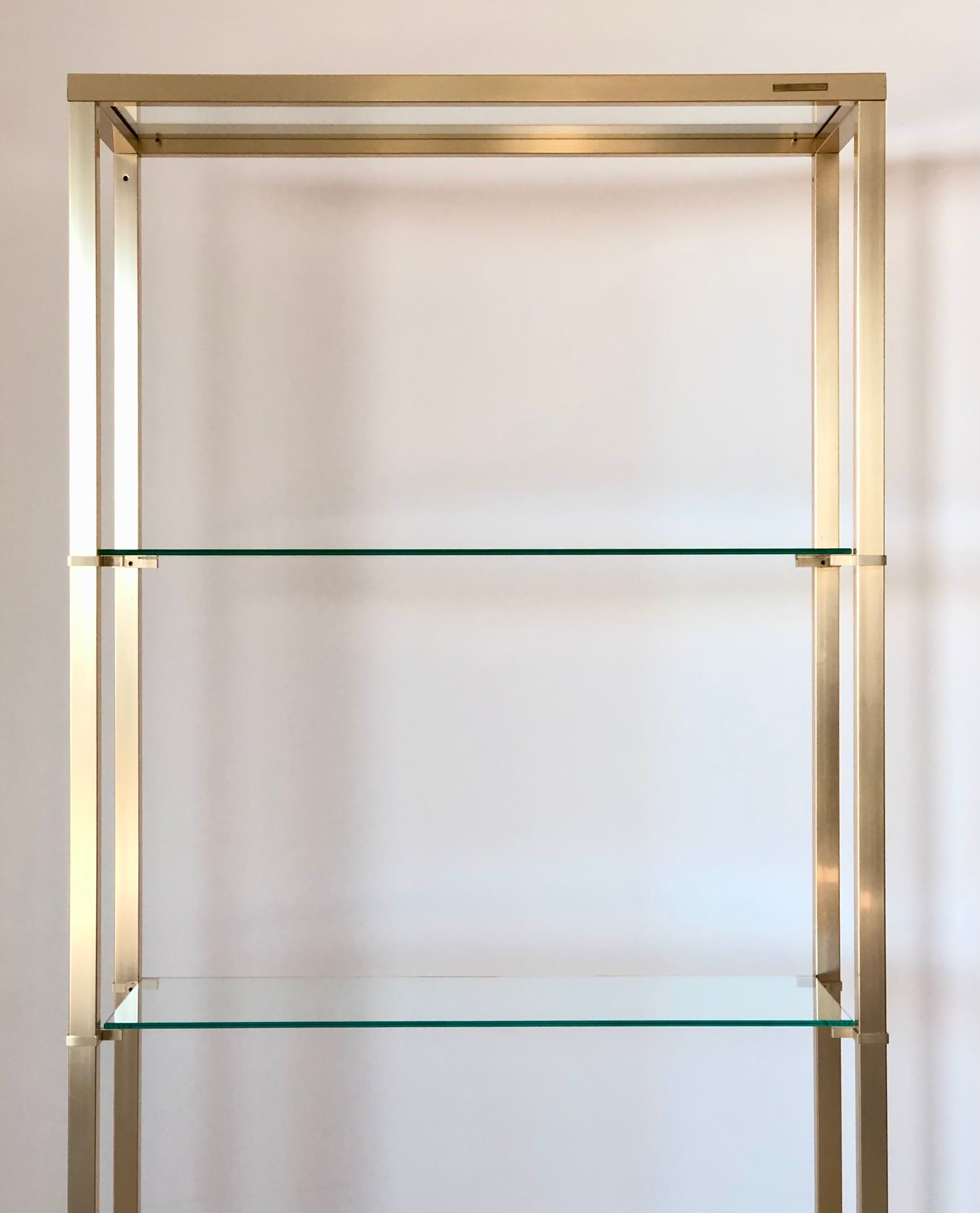 Golden shelf by Pierre Vandel, France 1970s
