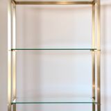 Golden shelf by Pierre Vandel, France 1970s