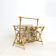 Rattan magazine holder from the 70