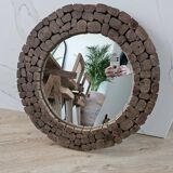 Miroir bois fait main