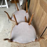 Pair of armchairs canes style louis XV