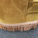 Padded golden yellow velvet toad