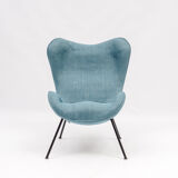 Armchair Madame, 50s, blue