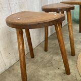 Set of 3 tripod stools