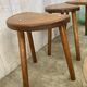 Set of 3 tripod stools