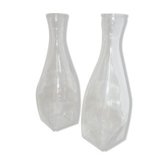 Lot de 2 carafes bistrot Jeanjean