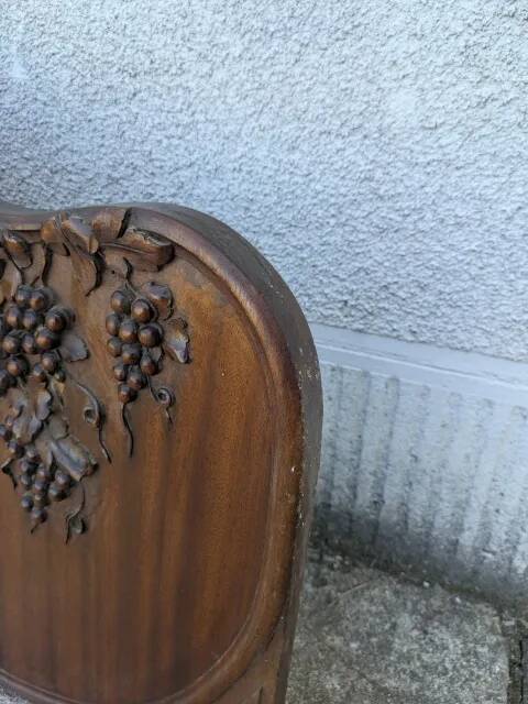 Miroir ovale biseauté