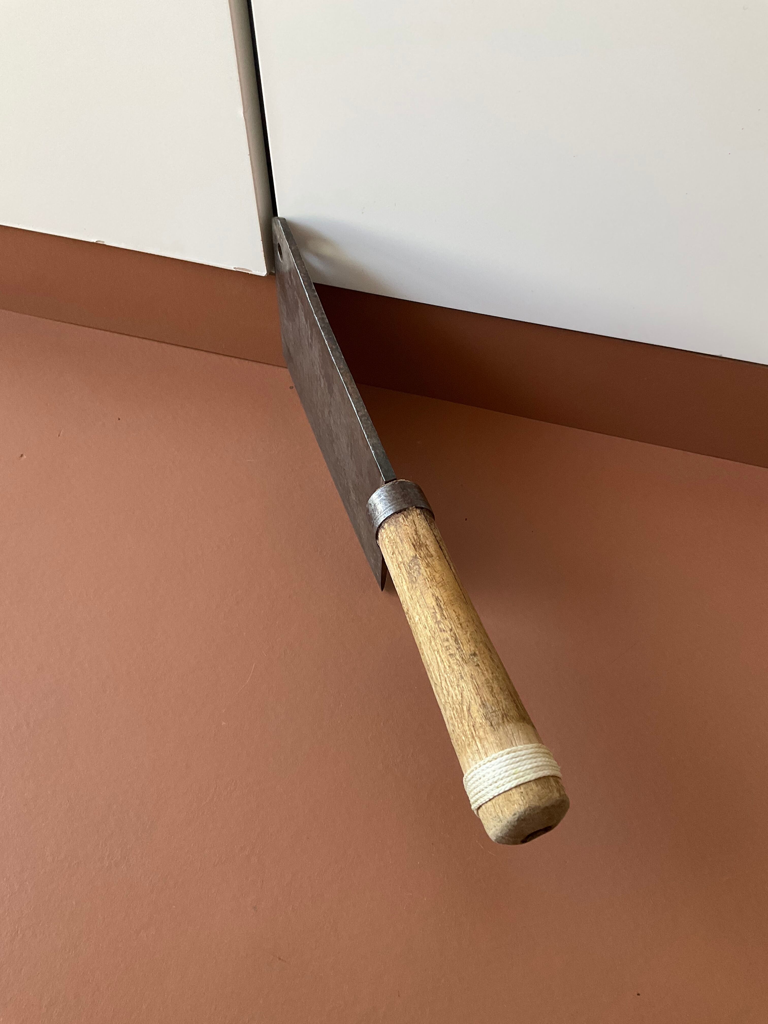 Old butcher's cleaver