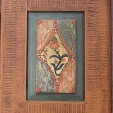 Armoire de mariée peinte d'art populaire 1846