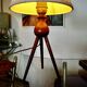 Vintage solid teak lamp by severin hansen 1960
