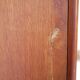 Bibliothèque vitrée vintage en bois