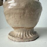 Ceramic bowl with ram heads