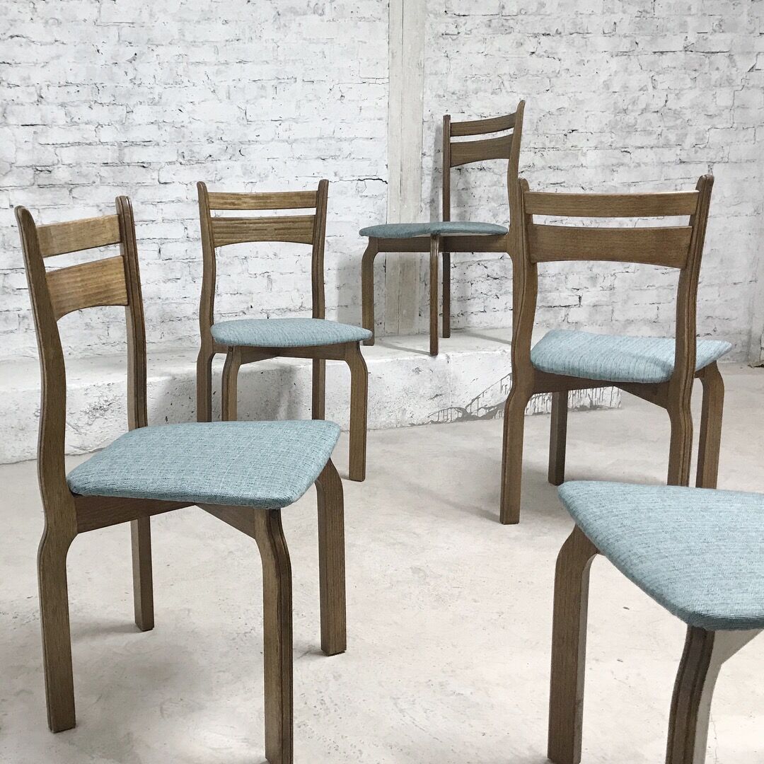 Set de chaises chiliennes en bois de rose, 1912