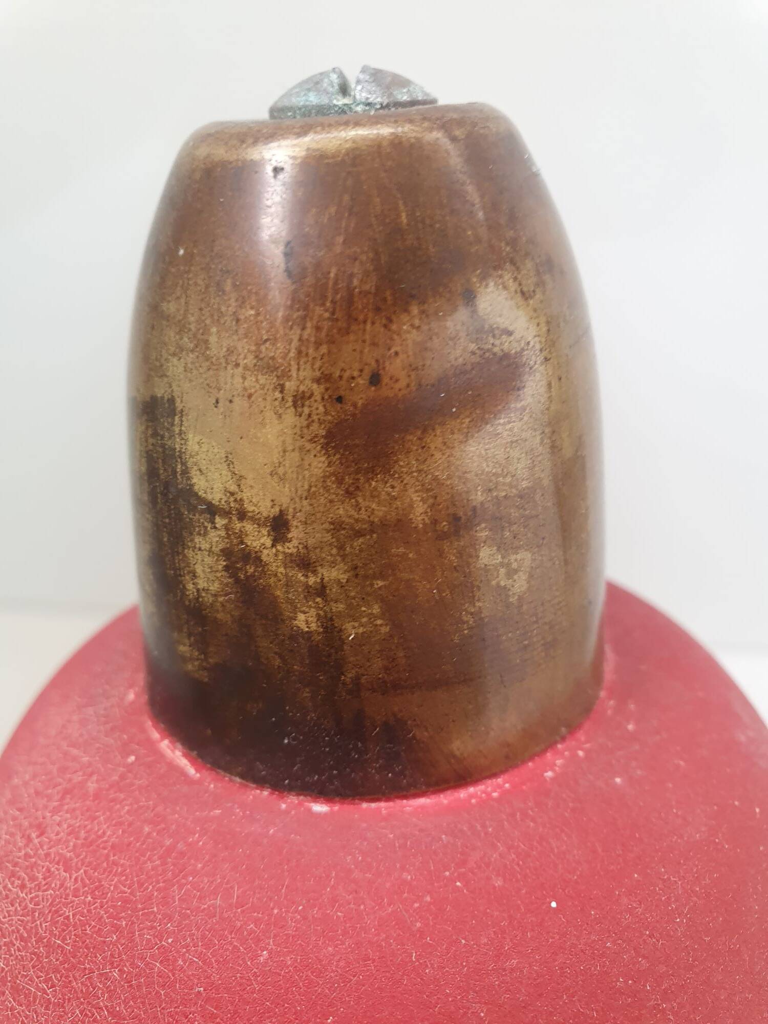 Vintage red desk lamp