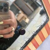 Vintage asymmetrical mirror from the 50s