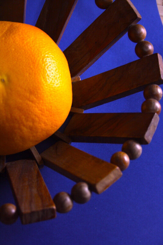 Wooden fruit basket