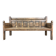 Grand banc en bois antique espagnol du 19ème siècle