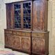 English mahogany secretary bookcase from the 1970s