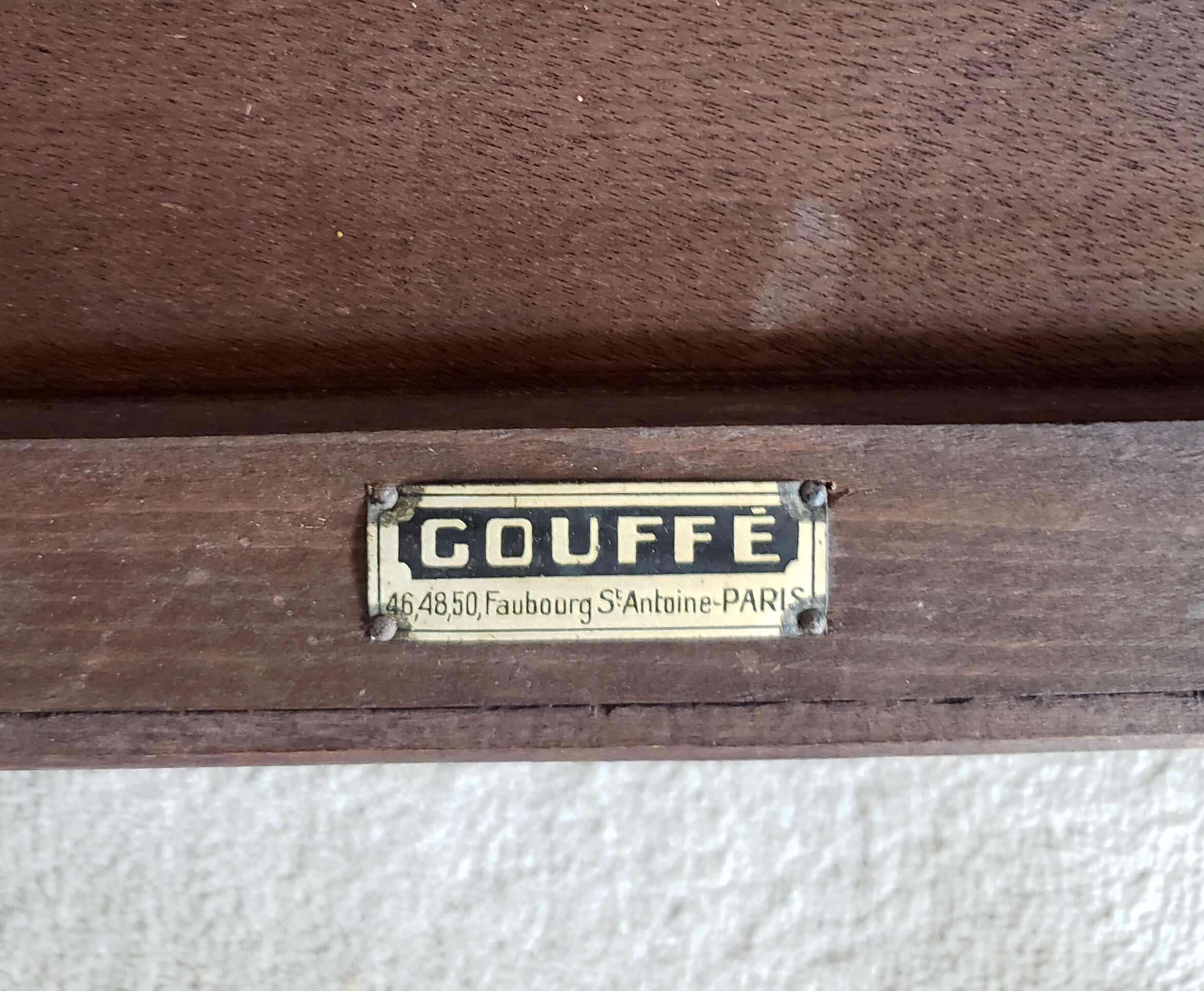 1900 indoor planter in beech and zinc