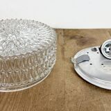 Vintage Glass Wall Or Ceiling Light, 1970s