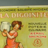 Authentic cardboard advertising the Digoinite