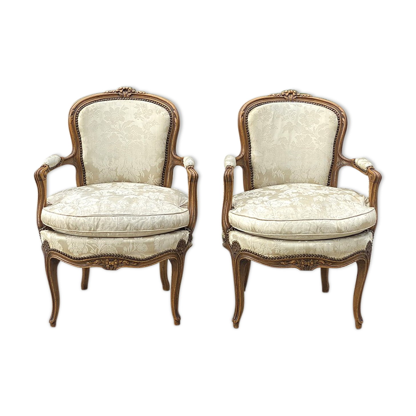 Pair of Louis XV armchairs
