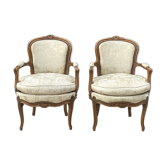 Paire de fauteuils Louis XV