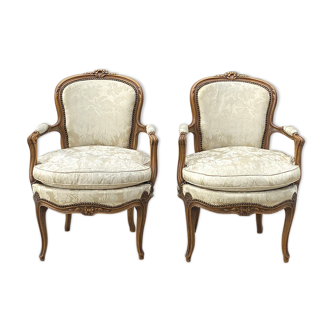 Pair of Louis XV armchairs