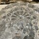 Mini ceiling light in moulded glass, 1970s.