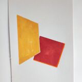 Minimalist geometric painting