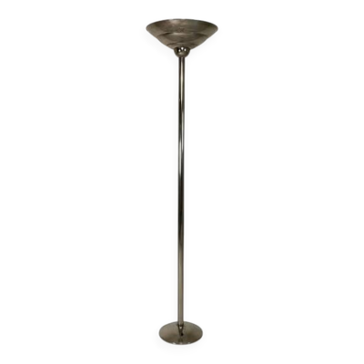 Lampadaire Art déco, uplight, lampadaire Pays-Bas, années 1930