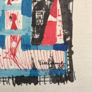 Composition,1950.encre et aquarelle jean-pierre vielfaure 1930-2015.