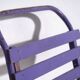 Antique purple patio chairs (c.1920). Set of 2 pieces