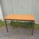 Antique table in Formica and metal