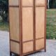 Parisian 2-door wardrobe in oak and poplar from the 1950s