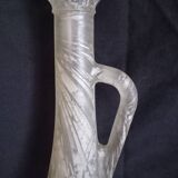Kevin Stal (Son of Eric Saint Val) - Frosted glass bottle vase, h-48 cm.