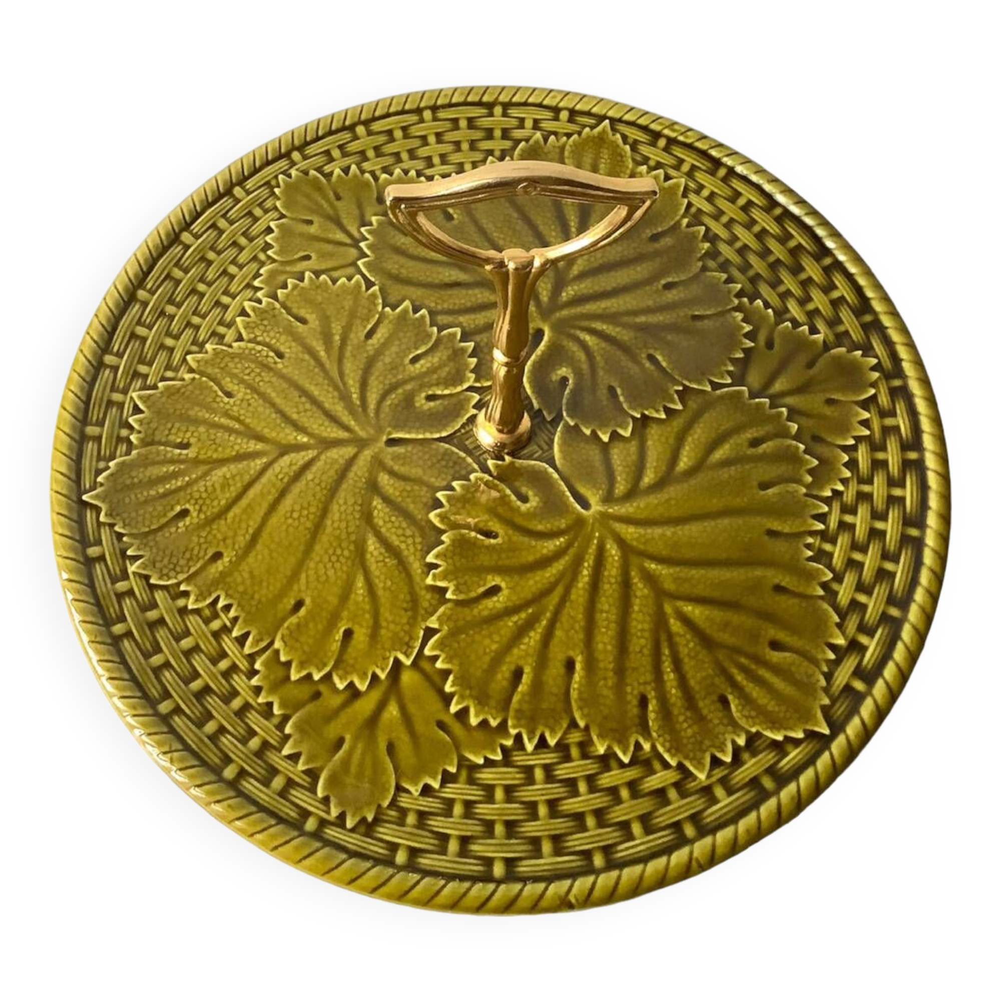 Cheese platter Gien earthenware