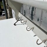 Painted wooden kitchen shelf