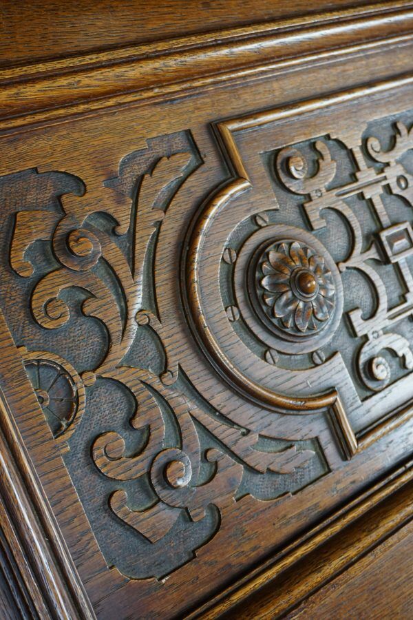 Old Dutch oak office, early 1900