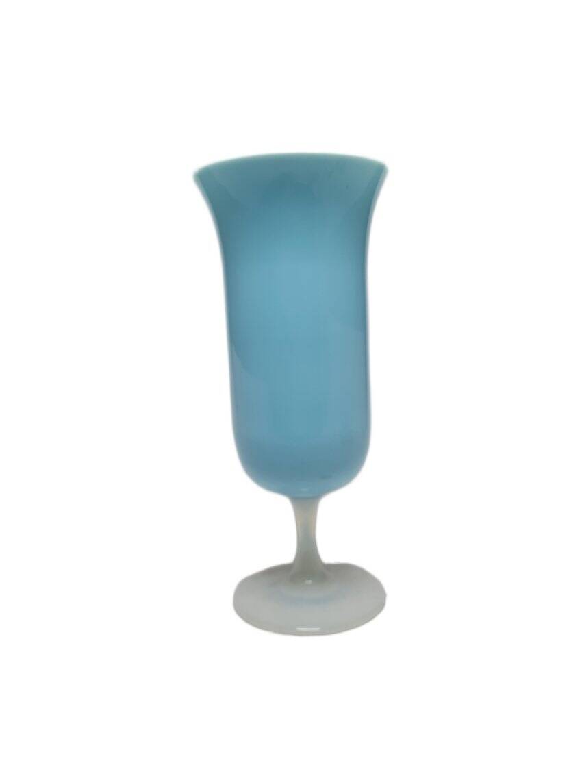 Art Nouveau Fiorentina Roses vase attributed to Stelvia by Empoli, Italy, 1950s