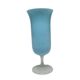 Art Nouveau Fiorentina Roses vase attributed to Stelvia by Empoli, Italy, 1950s