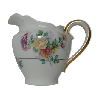 Pot a lait ou a creme porcelaine haviland  limoges decor fleuri