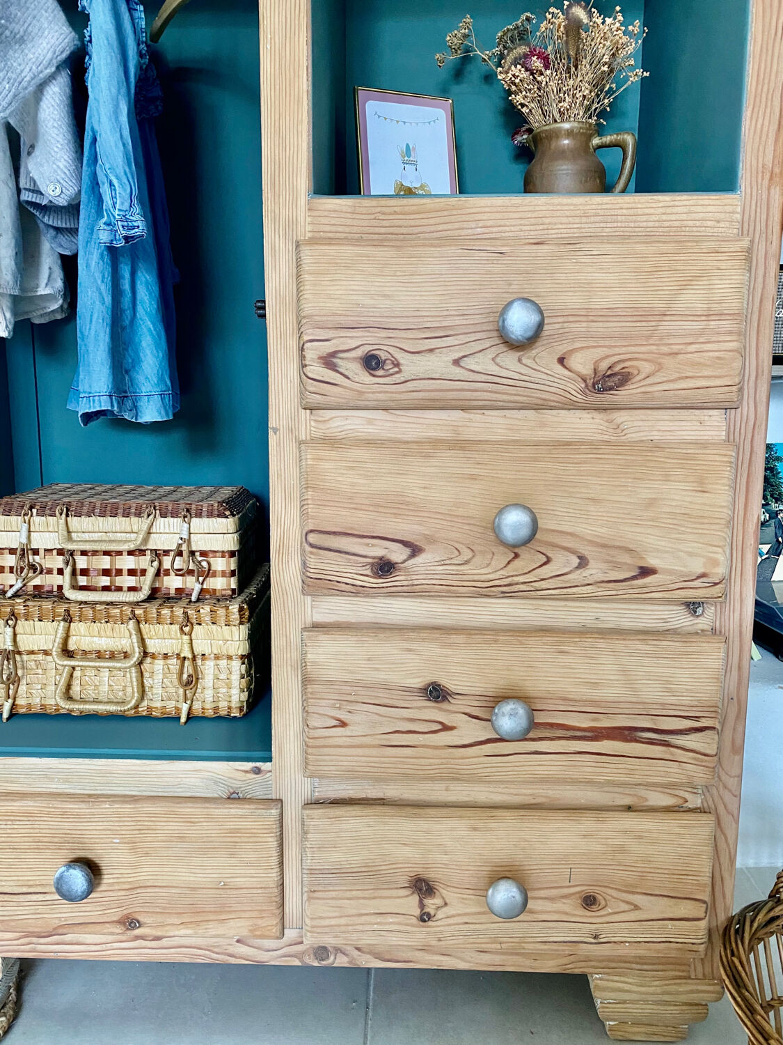 Parisian wardrobe and drawers